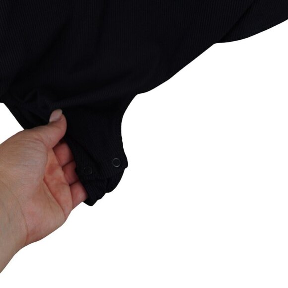 House Of Harlow 1960 Black Short Sleeve Bodysuit XL - Picture 4 of 7